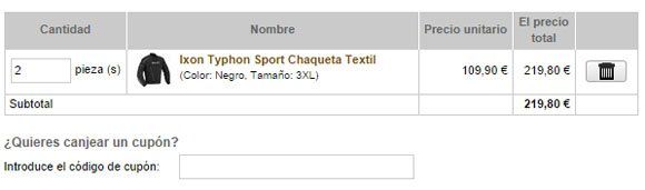 Cupón descuento FC Moto